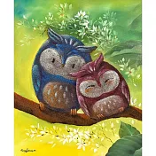 【玲廊滿藝】曾啟文-浪漫礦砂系列－油桐花物語60x50cm