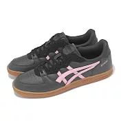 Asics 休閒鞋 Skyhand OG 男鞋 灰 粉紅 膠底 復古手球鞋 亞瑟士 1203A451020 26cm BLACK/PINK