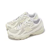 New Balance 休閒鞋 740 寬楦 中童 童鞋 海鹽 兔毛灰 復古 運動鞋 NB PZ740KP-W 19cm BEIGE/WHITE