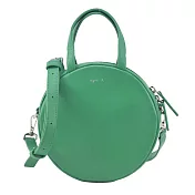 agnes b.圓形手提斜背包- 綠