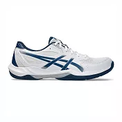 Asics 亞瑟士 GEL-Rocket 12 [1071A116-100] 男女 排球鞋 羽球鞋 室內運動 白 深藍