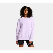Under Armour 女 Essential Fleece OS 長袖套頭衫-1379475-535 L 粉紅色