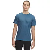 Under Armour 男 Vanish Elite Vent 印花短T-Shirt-1383669-452 M 藍色