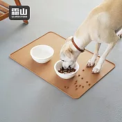 【日本霜山】寵物防滑餐墊/矽膠防水防髒墊(65x45cm)