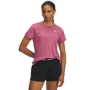 Under Armour 女 Tech Twist 短T-Shirt-1384230-659 L 粉紅色