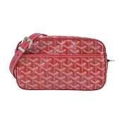 GOYARD CAPVERT 塗料帆布相機包 小/紅