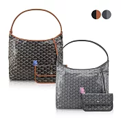 GOYARD Boheme Hobo彩繪限定肩背包-多色選 灰/粉蝴蝶