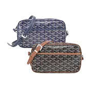 GOYARD CAPVERT 經典塗料帆布相機包-任選色 小/黑棕