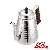 Kalita 不鏽鋼原木手把波紋細口壺(鶴嘴手沖壺)1000ml