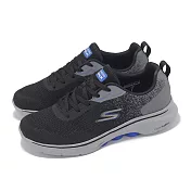 Skechers 健走鞋 Go Walk 7-Ennoble 男鞋 黑 灰 針織 緩衝 支撐 運動鞋 216555BKGY 27cm BLACK/GRAY