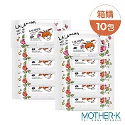 韓國MOTHER-K LALAPOPO 大馬士革玫瑰絲柔濕紙巾100抽(掀蓋款)(10包/箱)