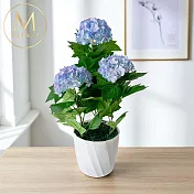 【Floral M】夏日浪漫京都繡球千鳥藍仿真花禮