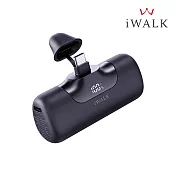 【iWALK】六代Type-C口袋行動電源5500mAh(LPB5500PC) 夜黑