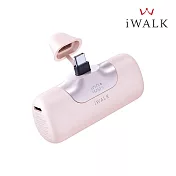 【iWALK】六代Type-C口袋行動電源5500mAh(LPB5500PC) 漾粉