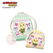 ANPANMAN麵包超人 10週年 -束口袋組系列 (紅精靈、藍精靈、蜜瓜超人、全員) 蜜瓜超人