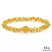 【點睛品】玲瓏繡球 黃金手鍊_計價黃金(06)