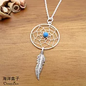 中型輕巧捕夢網925純銀吊墜墜子(單墜價格)