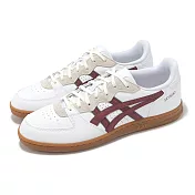 Asics 休閒鞋 Skyhand OG 男鞋 白 紅 皮革 膠底 復古手球鞋 亞瑟士 1203A451105 25.5cm WHITE/BRISKET RED