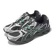 Asics 休閒鞋 GEL-Nimbus 10.1 男鞋 黑 綠 緩震 復古跑鞋 亞瑟士 1203A543022 27.5cm BLACK/GREEN