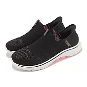 Skechers 健走鞋 Go Walk 7 Slip-Ins 寬楦 女鞋 黑 健走 緩震 套入式 125222WBKMT 25.5cm BLACK/MULTI
