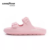 【Goodyear 固特異】雲朵糖 女款輕量雙絆帶拖鞋 / GAWL52743 JP22 粉紅