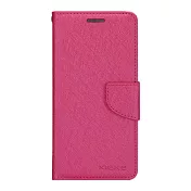 XIEKE SAMSUNG 三星 Galaxy A17 5G 月詩蠶絲紋皮套 -玫紅