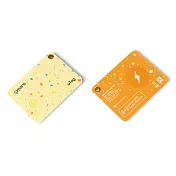 【omars】uTag智慧防丟卡｜iOS專用｜無線充電｜支援手機內建APP｜ 琥珀黃