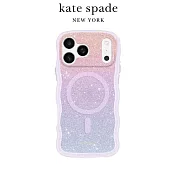 【kate spade】iPhone 17系列 精品磁吸防摔波浪殼 粉彩紫 無 iPhone 17