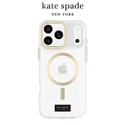 【kate spade】 iPhone 17系列 精品磁吸防摔殼 經典透明支架款 無 iPhone 17 Pro Max