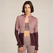 【紐西蘭Icebreaker】女 DESCENDER RealFleece™ 刷毛保暖連帽外套-200 S 藕粉/深紅棕/淺粉