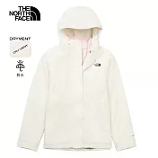 The North Face W SANGRO FLEECE TRICLIMATE - AP 女兩件式外套-NF0A8CK33IE L 米白色