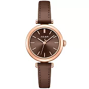 JULIUS 聚利時 平行時空 皮革文青秀氣腕錶 JA-1018/JA-1539(八色/28mm) 英倫咖