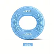 【E.dot】矽膠雙力度握力圈 (前臂手指肌肉鍛鍊器) 藍色40-50磅