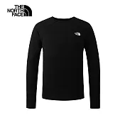 The North Face M MISTY MERINO WOOL LS TEE - AP 男薄長袖上衣-NF0A8DRGJK3 L 黑色
