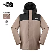 The North Face M SANGRO DRYVENT JACKET 2.0 - AP 男防水外套-NF0A8DX1DHL 3XL 棕色