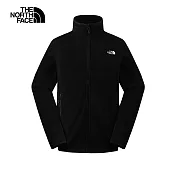 The North Face M GLACIER FLEECE JACKET - AP 男刷毛外套-NF0A8FHXJK3 3XL 黑色