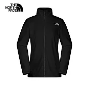 The North Face W GLACIER FLEECE JACKET - AP 女刷毛外套-NF0A8FJUJK3 L 黑色