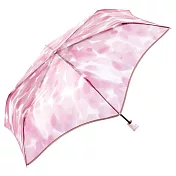【官方直營】Wpc.透明花瓶波浪傘簷手動半透明折傘  粉色