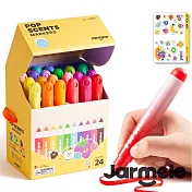 【JarMelo 原創美玩】水果香氛可水洗彩色筆（24色）JA99933