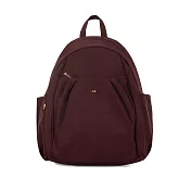 J II 後背包-黛妃防潑水後背包(中款)-6603 酒紅色