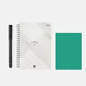 Neo smartpen｜R1 智慧筆 筆記本組合II  (週)-琉璃綠