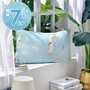 義大利La Belle《冬呱愛玉》眠綿冰涼感兒童枕套--1入