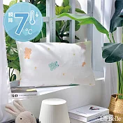 義大利La Belle《小熊QQ》眠綿冰涼感兒童枕套--1入