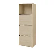 【居家cheaper】木格仨門收納櫃 KC08-4 單門 雙門 仨門 三格櫃 四格櫃 雙格櫃 木櫃 玩具櫃 書櫃 置物櫃 櫻桃木紋 四層仨門