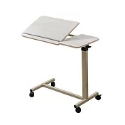 【居家cheaper】自在氣壓升降桌 KC-10 邊桌 床邊桌 沙發桌 病床桌 繪圖桌 電腦桌 筆記型電腦桌 白橡木紋