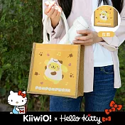 三麗鷗 x Kiiwi O! 聯名款.變裝系列雙面棉麻萬用袋 布丁狗