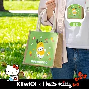三麗鷗 x Kiiwi O! 聯名款.變裝系列雙面棉麻萬用袋 帕恰狗