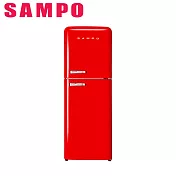 SAMPO聲寶210公升變頻雙門冰箱SR-C21D(R)緋麗紅