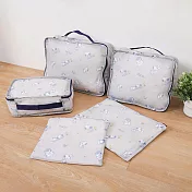 Peanuts史努比2WAY多功能洗衣袋五入組