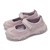 Skechers 瑪莉休閒鞋 D Lites Hiker-Navolato 女鞋 粉紅 紫 魔鬼氈 山系 機能 180211MVE 24cm MAUVE